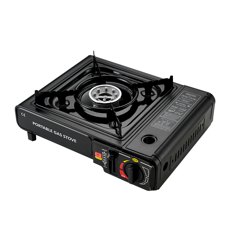 portable gas stove black color
